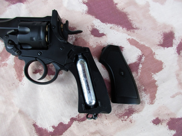 Webley MKVI Full Metal Perfect Replica Co2 Revolver G293 by Well