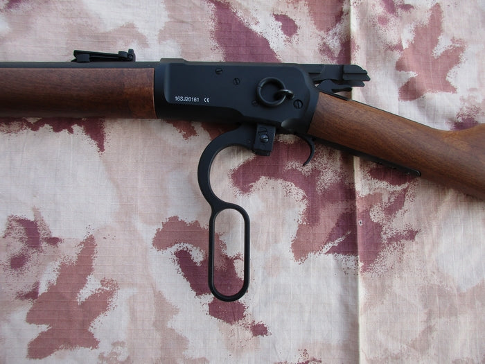 Winchester M1892 "Sadlle Gun" SRX V2 Range Gas Abs Wood Version by A&K