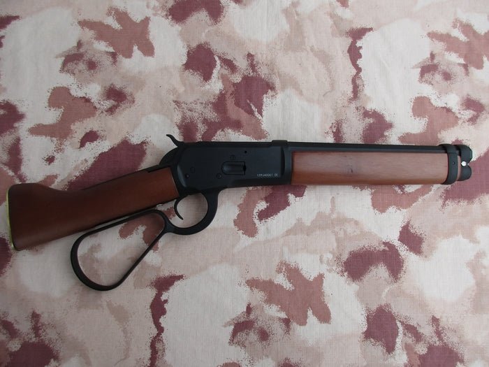 Winchester M1873 Randall "Mare's Leg" Gas Power Lever Action Full Wood & Metal by A&K