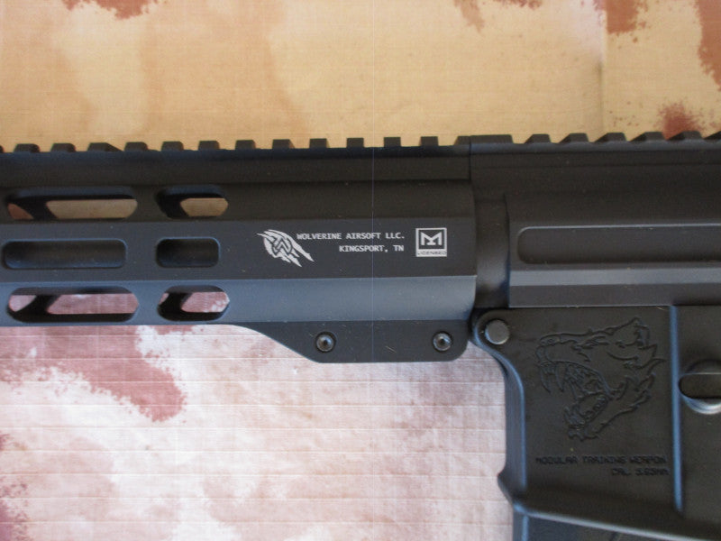 HPA Wolverine MTW 10" Rail 10.3" Barrell with Inferno Engine and Standard Stock by Wolverine HPA Airsoft