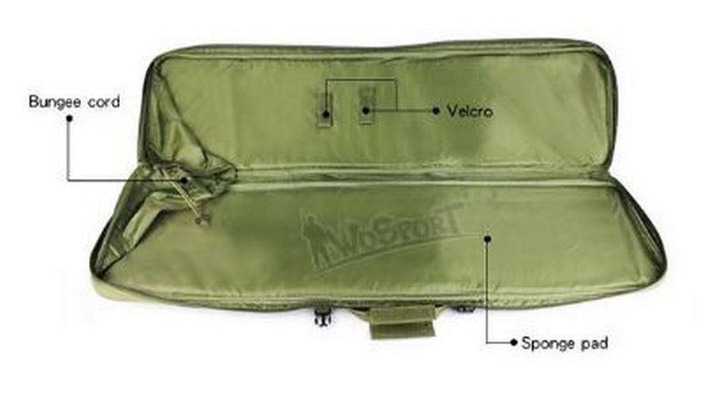 Wosport Twin Gun Carry Bag 60 - 100mm. BK by Wosport