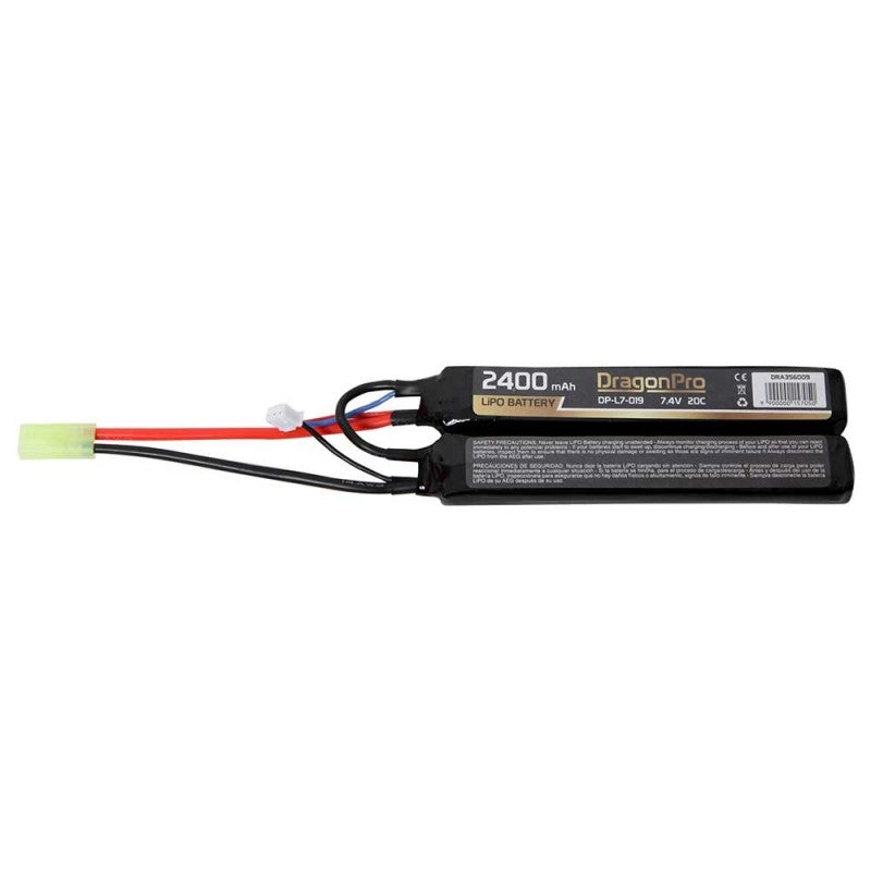Batteria DP-L7-019 7.4V 2400mAh 20C Li-PO 128x21x13mm. by Dragonpro