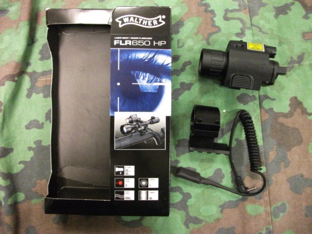 Torcia-laser night hunter walther