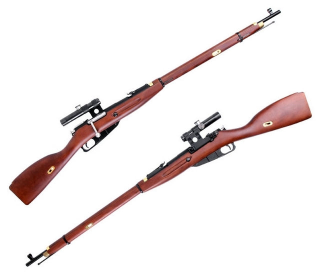 Mosin Nagant Full Wood & Metal Model 1891-30 Sniper PU Scope Gas Power by Red Fire