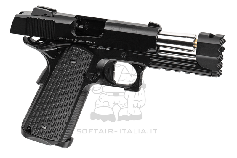 1911 Strike Warrior 3308 Full Metal Integrated Muzzle Break GBB Gas Blow Back by Golden Eagle