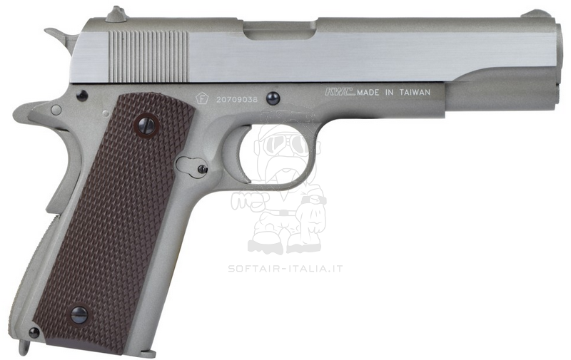1911 K1911 Silver Chrome Full Metal Co2 GBB by KWC