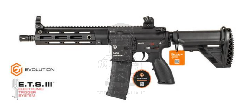 416 Type E-416 CQB RAGH ETS3 Aeg by Evolution Airsoft