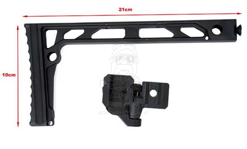 5KU MCX - MPX - Stribog & Similars SS-8 Folding 1913 RIS Stock by 5KU
