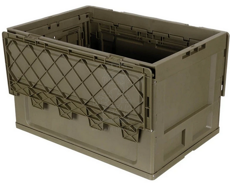 60L Foldable Plastic Box - Crate 60 Liters Capacity 60 x 41 x 39cm.
