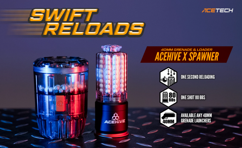 ACEHIVE 40mm. Gas Grenade 3pcs Pack by AceTech