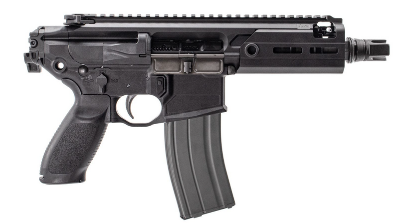 APFG 004BK MCX Style Rattler 5.5inch SBR GBB Gas Blow Back Folding Stock by APFG Taiwan