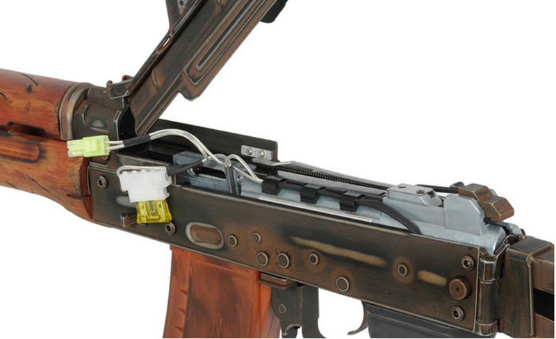 APS AKS-74U ASK205 Blow Back Batlle Worn Rifle Full Wood & Metal by APS