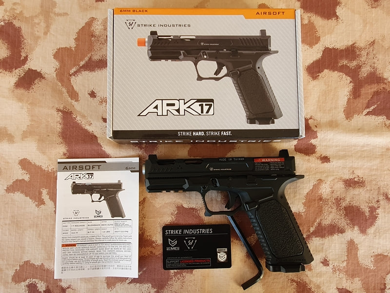 ARK 17 Co2 BlowBack Airsoft Pistol Strike Frame Standard by KWC EMG Strike Industries