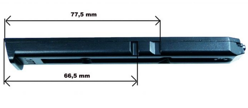 Beretta M92 Elite II Co2 4,5 x 19 Pellet Magazine Caricatore by Beretta