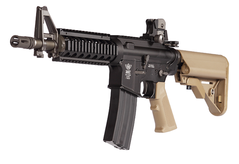 Bolt Airsoft B4 - M4 Sopmod Shorty BRSS DE Dula Colr Tan by Bolt Airsoft