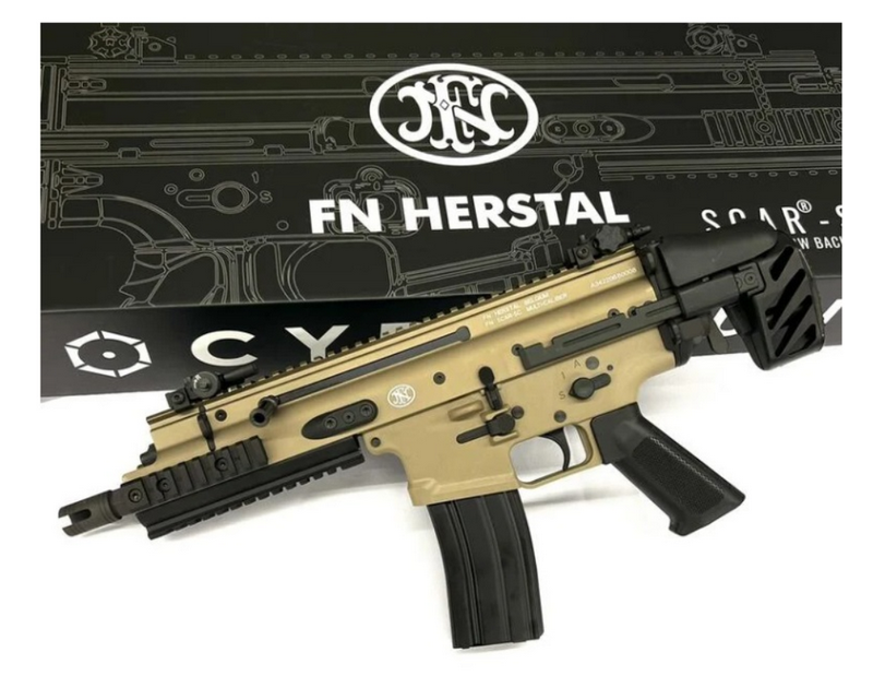 Bolt > Cybergun EBBR FN SCAR SC Compact PDW FDE Dark Earth by Bolt > Cybergun