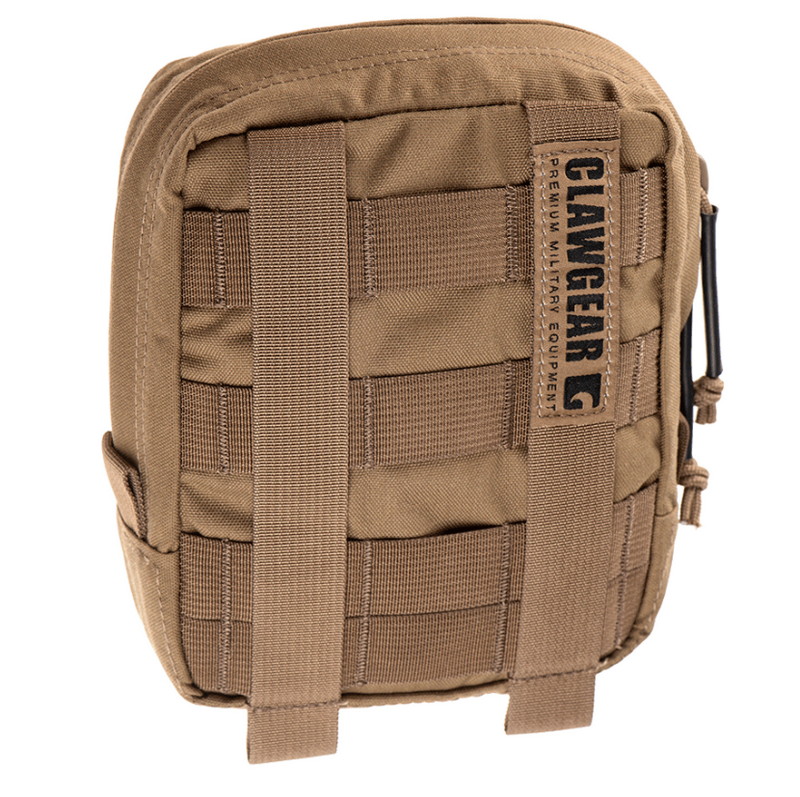ClawGear Medium Vertical Core Zipped Utility Pouch Coyote Tan by ClawGear