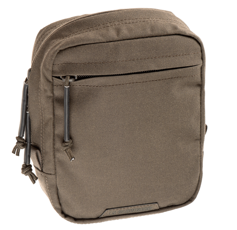 ClawGear Medium Vertical Core Zipped Utility Pouch Ranger Green RAL7013 by ClawGear