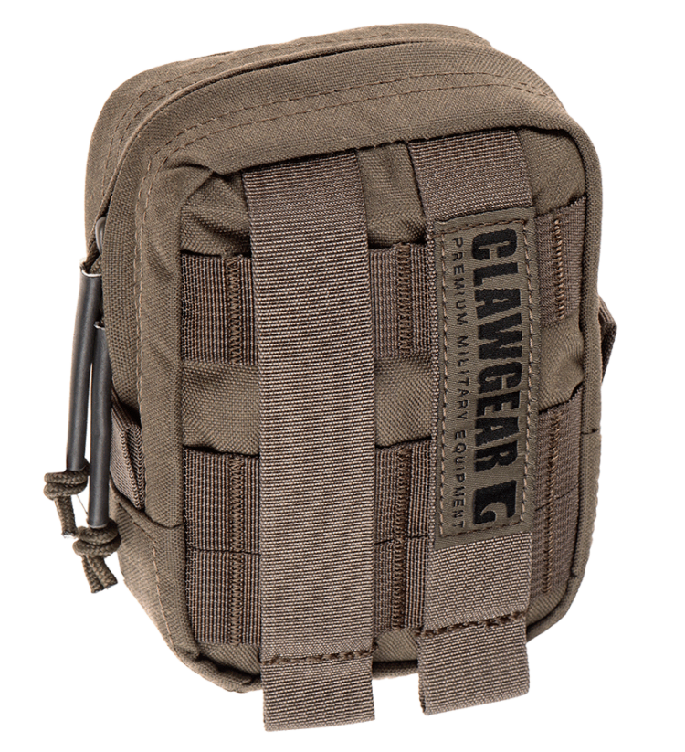 ClawGear Small Vertical Core Zipped Utility Pouch Ranger Green RAL7013 by ClawGear