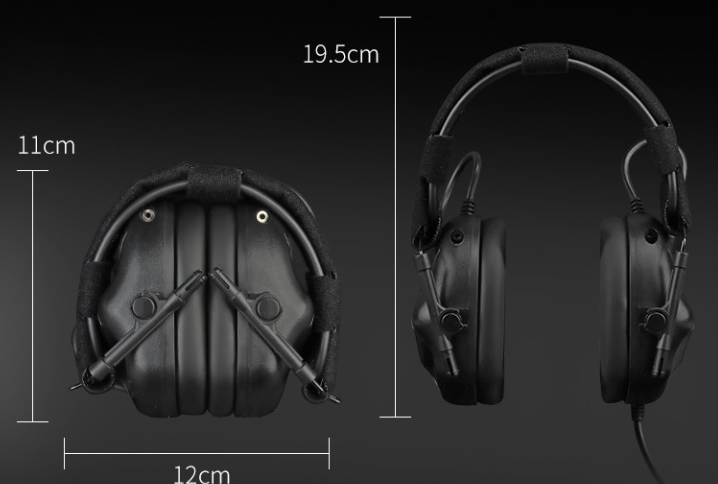 Cuffie Elettroniche Headset Gen 5 Noise Reduction & Sound Pickup with Adapter by Wosport