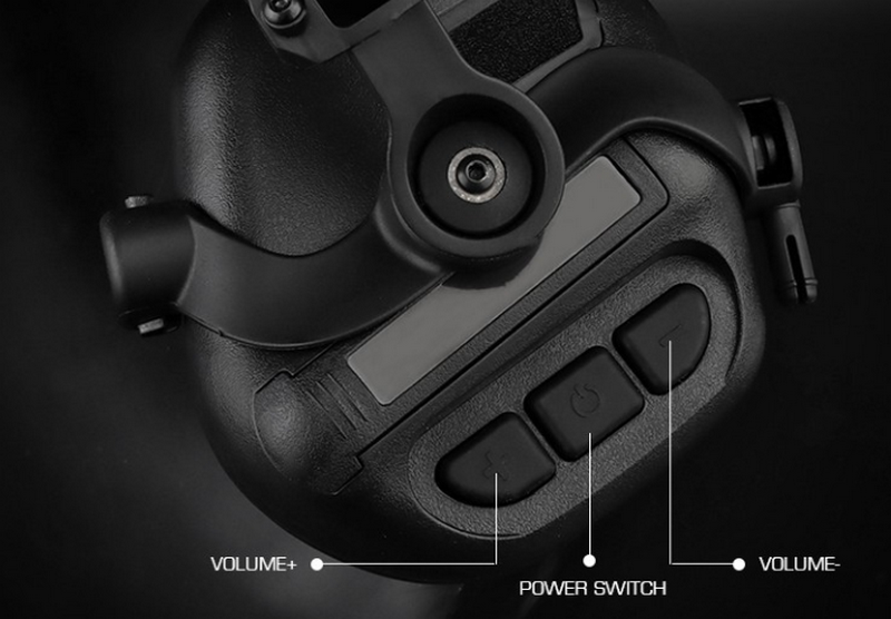 Cuffie Elettroniche Headset Gen 5 Noise Reduction & Sound Pickup with Adapter by Wosport