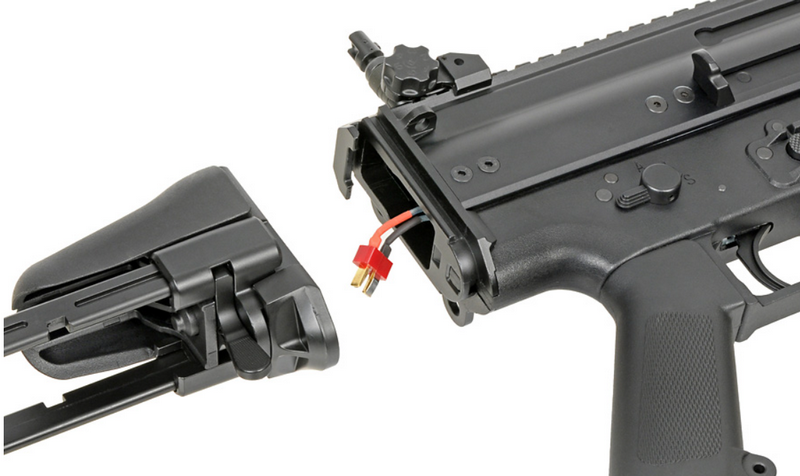 Cybergun FN Herstal-Licensed SCAR-SC Compact Airsoft PDWEFCS by Ares > Cybergun