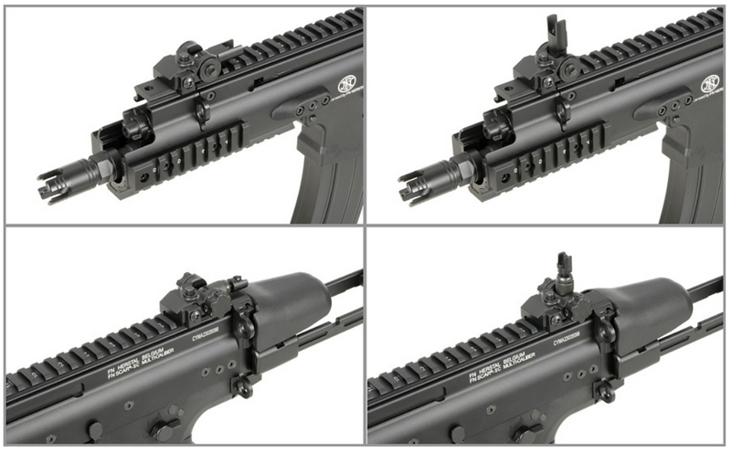 Cybergun FN Herstal-Licensed SCAR-SC Compact Airsoft PDWEFCS by Ares > Cybergun