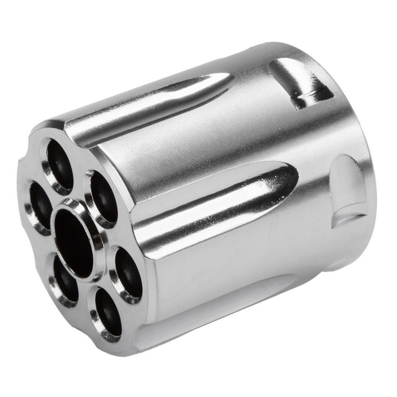 Dan Wesson DW715 Revolver Drum - Tamburo - Moon Clip Compatible Silver Version by ASG