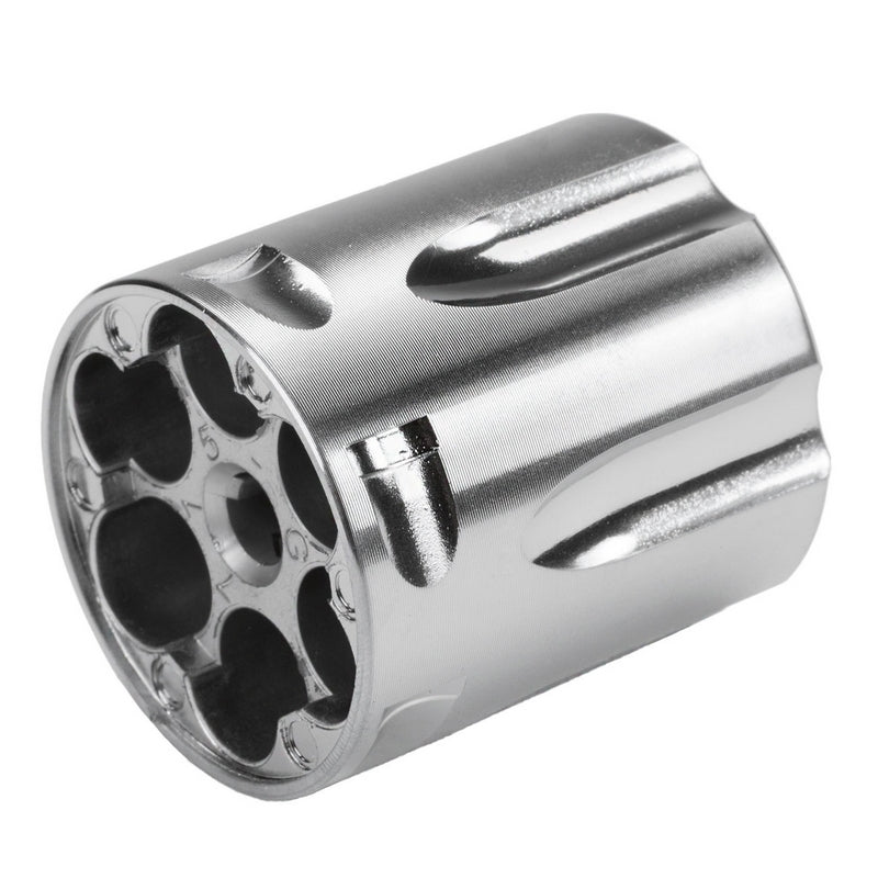 Dan Wesson DW715 Revolver Drum - Tamburo - Moon Clip Compatible Silver Version by ASG