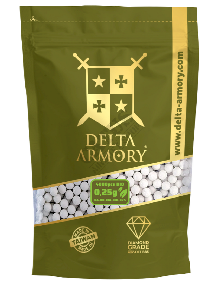 Delta Armory Airsoft BIO bb Pallini Diamond 0.25 by Delta Armory