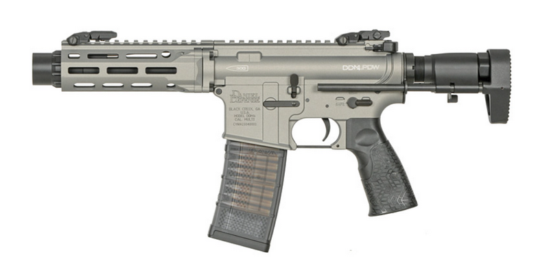 EMG Daniel Defense PDW DDM4 SBR Mosfet Grey Version AEG by Cyma Platimum EMG