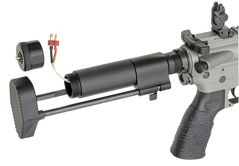 EMG Daniel Defense PDW DDM4 SBR Mosfet Grey Version AEG by Cyma Platimum EMG