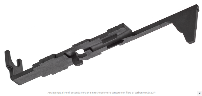 Tappet Plate V2 Techno Polymer Carbon Fiber Astina Spingipallino Gen 2 Tecnopolimero Caricato Con Fibra Di Carbonio by FPS