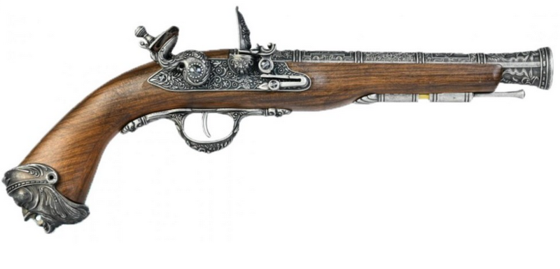 Flintlock Pirates Silver Co2 Replica by Hfc