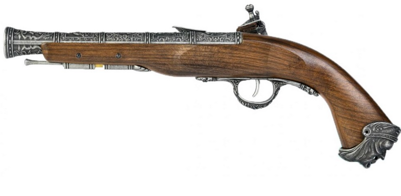 Flintlock Pirates Silver Co2 Replica by Hfc