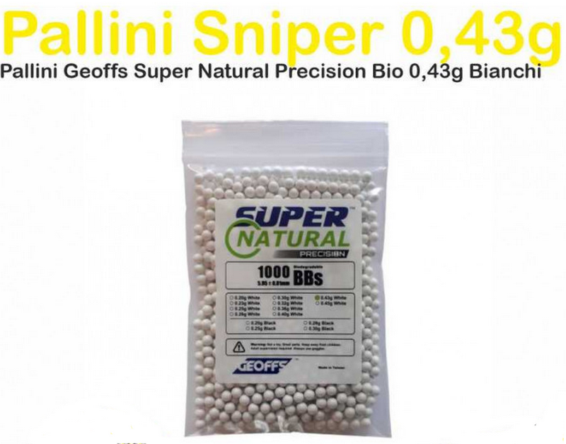 GEOFFS 0.43gr. Bio Super Natural Precision 1000 bb by GEOFFS