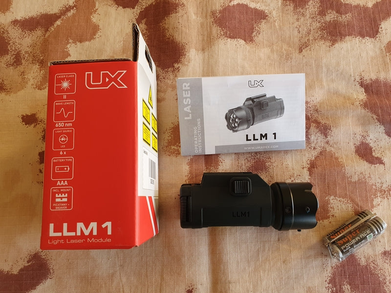 LLM 1 Light Laser Module ex FLR650 Laser Sight Class 2 Led Flashlight 6 Leds by Umarex