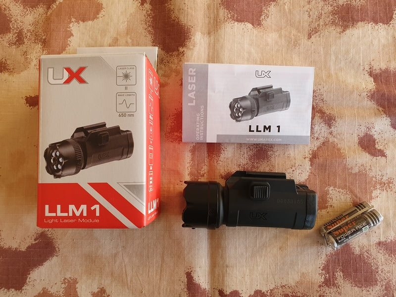LLM 1 Light Laser Module ex FLR650 Laser Sight Class 2 Led Flashlight 6 Leds by Umarex