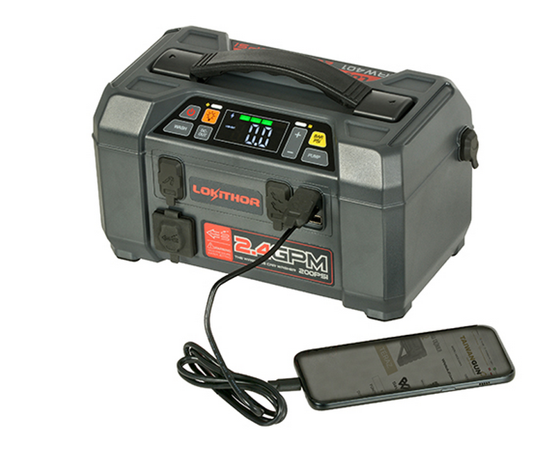 LOKITHOR AW401 Jump Starter 5W1 with Pressure Washer Air Compressor 2500Amp by LOKITHOR