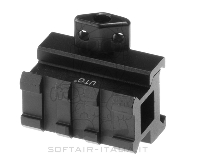 Leapers - UTG 3 Slot Twist Lock Riser Mount Medium Profile Rialzo Picatinny Weaver by Leapers - UTG