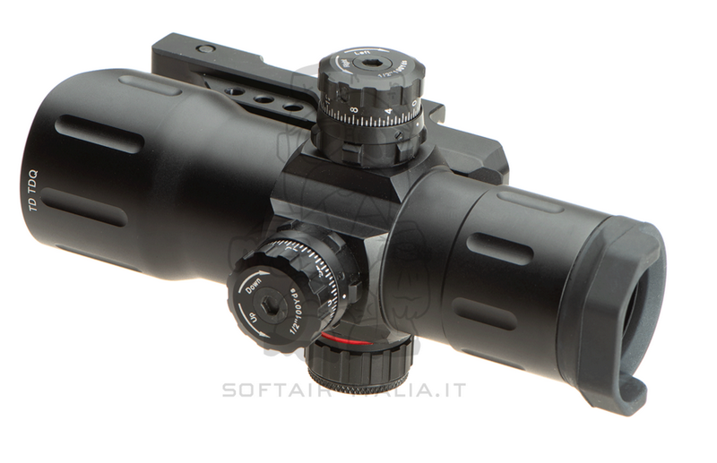 Leapers ITA 6" QD T Dot Red - Green Target by Leapers