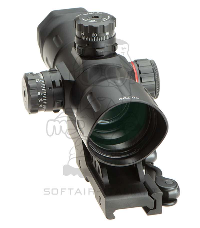 Leapers ITA 6" QD T Dot Red - Green Target by Leapers