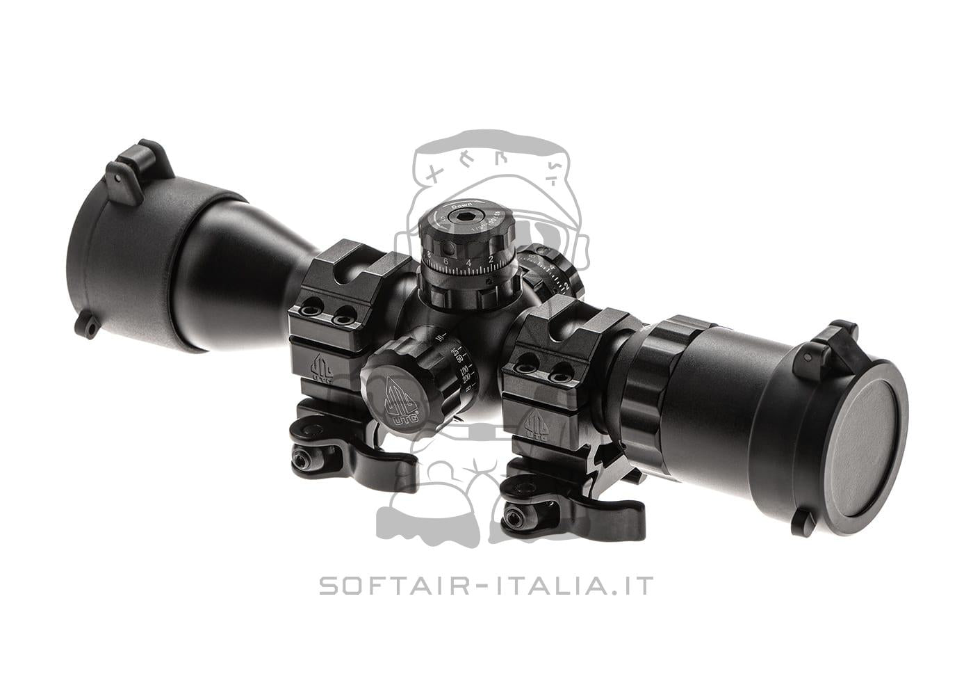 BugBuster 3-12X32 Scope Side AO Mil-Dot With QD Rings by Leapers UTG