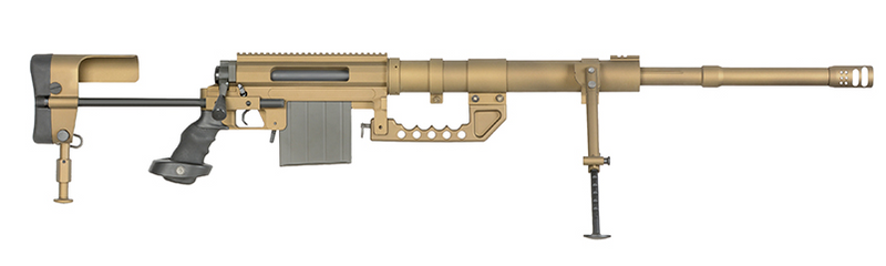 M200 Type ST200 Full Metal Sniper Spring Bolt Action Rifle Tan Version with Hard Case by S&T