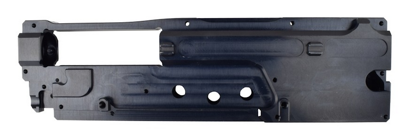 M249 - PKM - GPMG 8mm. CNC - QSC Gear Box Cambio Molla Rapido Black Version by RetroArms