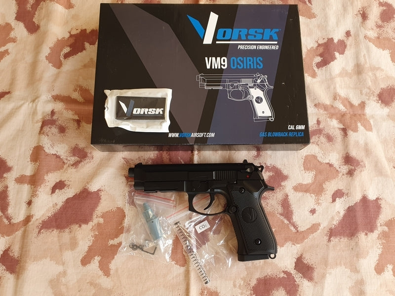 M9 - M96A1 OSIRIS VM9 Full Metal GBB Gas BlowBack Pistol by Vorsk