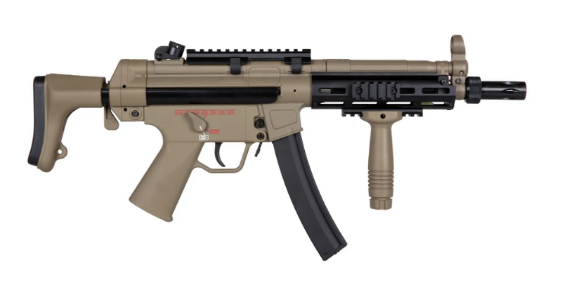 MP5A4 Submachine Gun AEG MP5-808 Tactical Tan Version by Jing Gong