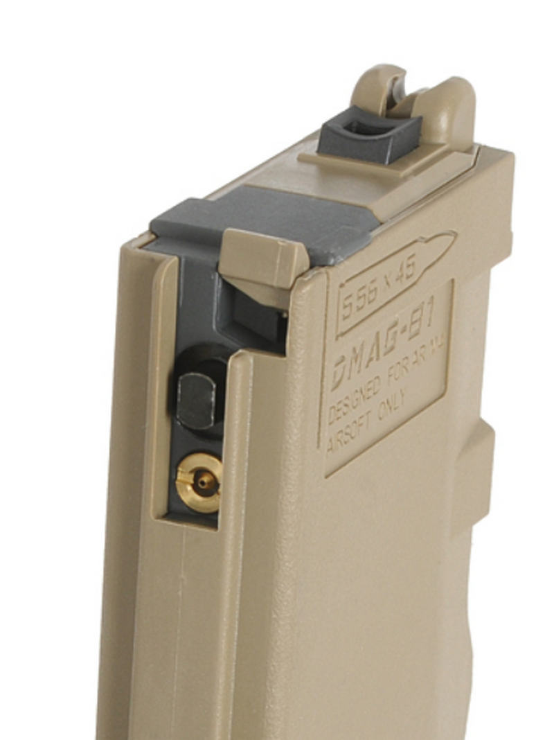 NOVESKE N4 MWS Gen3 GBB 35bb Low Cap Gas Magazine Tan by EMG Double Bell