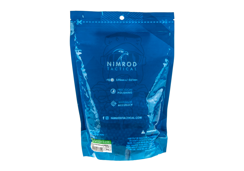 Nimrod Pallini 0,25gr High Precision 4000bb by Nimrod Tactical