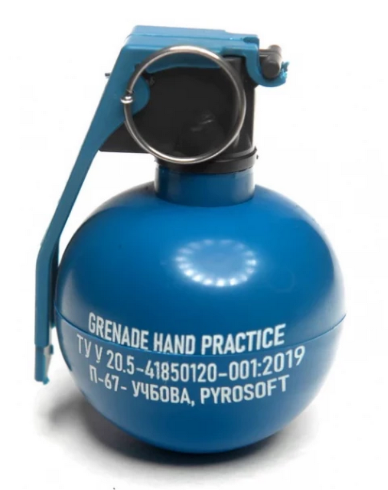P-67P NATO Pyroft Class P1 EN 16263 - 3 Realistic Airsoft Hand Grenade by Pyrosoft